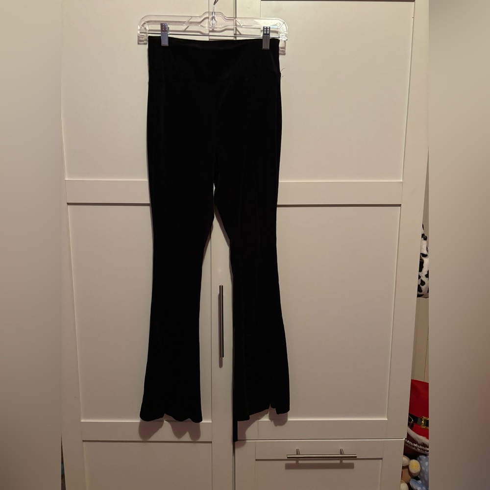 Velvet Flare Pants